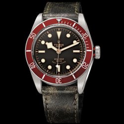 Replica Watch Tudor Heritage Black Bay Héritage 79220R Steel - Leather Bracelet